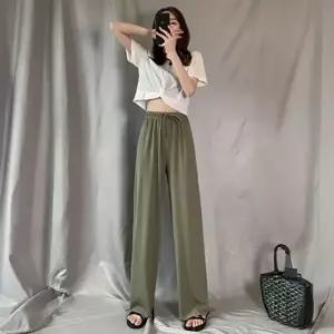 배기팬츠 루즈핏 긴바지 빅사이즈 세미 여성바지 면