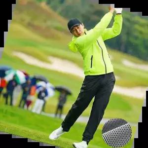 레인슈트 남여 휴대 초경량 메쉬내피 골프우의 비옷 상하세트