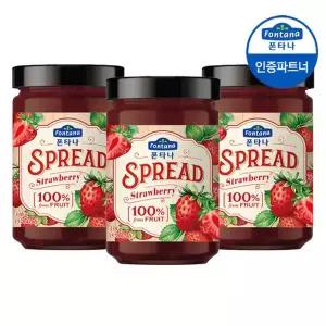 [폰타나] 스프레드 스트로베리 330g 3병