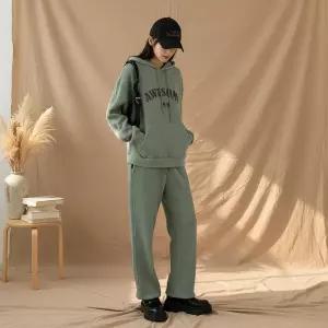 [옷자락] 여성 캐주얼 와플 워싱 후드티 후디 OOTD