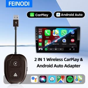 OEM 유선 카플레이 및 Android 자동차 무선 어댑터 2 IN 1 무선으로 변환