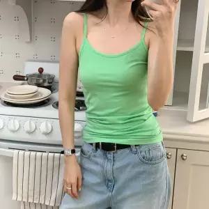 [옷자락]여자 여름 데일리룩 슬림핏 이너 파스텔 코튼 끈 나시