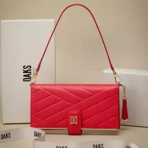 닥스 ACC (쇼핑백동봉) 레드 칼라일 패턴 골드 DD 다기종 DCHO6E510R2 163192