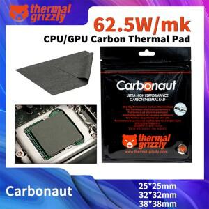Thermal Grizzly Carbonaut 0.2mm 탄소 열 패드 비접착성 유연한 재사용 가능 CPU/GPU/플스호환/마더보드
