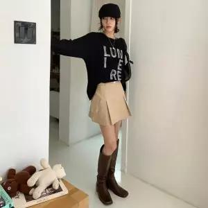 KHK1AF2여성 기본 카고 미니스커트_25337763