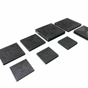 방진고무(골판) 150x150x30T 방진매트 고무패드