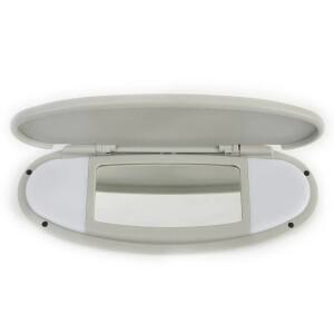BMW 호환 미니 R55 R56 R60 2007 2009-2014 용 Sun Shade Visor 메이크업 화장품 거울 커버 램프 갓 포함