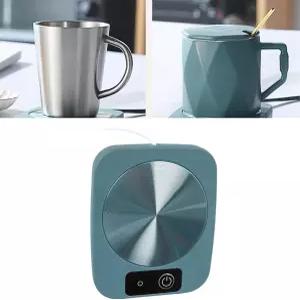 커피 머그 워머 전기 컵 히팅 히터 액세서리 USB 전원 홈 오피스 책상용 일정 온도 녹색