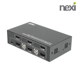 2포트 듀얼 모니터 지원 4K UHD /HDMI KVM 스위치 NX1185