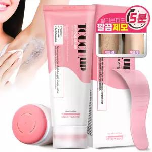 초간편 5분 퀵 제모 크림 핫딜! 저자극 실리콘 퍼프 제모 크림 터치업 제모크림 제모제