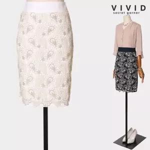 [VIVID SG] 엘레강스 레이스 스커트 r