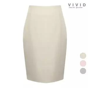 VIVID 여성 베이직 봄가을 심플 정장 스커트