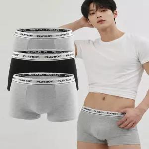 플레이보이 맨즈 아웃밴드 드로즈 3매세트