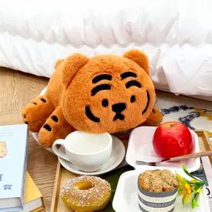무직타이거 엎드린 뚱랑이 인형(복슬ver)캐릭터 봉제 장식 장난감 완구 어린이선물 날선물