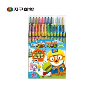 지구화학 뽀로로샤프식색연필 24색