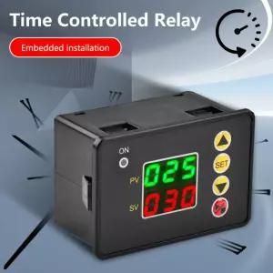 디지털 타임릴레이/딜레이 모듈/AC220V DC12V DC24V/타이머 스위치