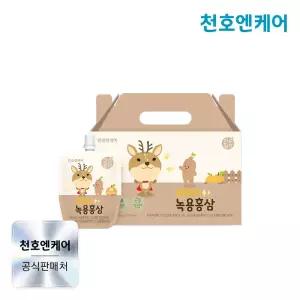 [천호엔케어] 튼튼쑥쑥 어린이 녹용홍삼 40ml 30팩 1박스
