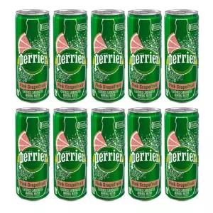 페리에 탄산음료 자몽 250ml 10캔 스파클링워터