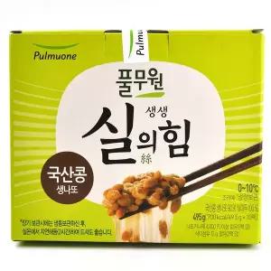 코스트코 풀무원 생생 실의힘 국산콩 생나또 495g(4.95g x 10팩)