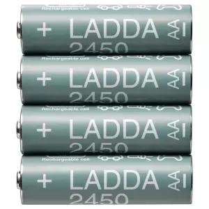 이케아 라다 충전지4P HR06 AA 1.2V 2450mAh