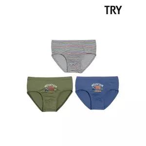[하프클럽/TRY]크리켓 남아 삼각 팬티 3매