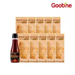 [굽네] 오리지널 훈제 슬라이스 100g*10팩+볼케이노 소스 290g*1병 TL75