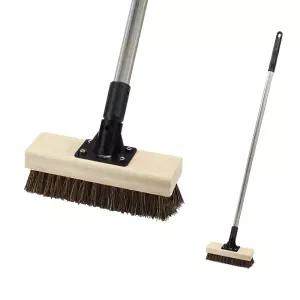 야자수바닥솔 헤드+스크류스텐자루120cm