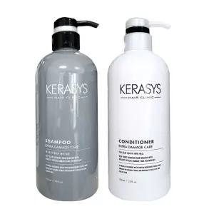 애경 케라시스 헤어케어 엑스트라데미지케어 샴푸+린스 750ML 세트