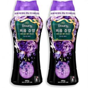 다우니 퍼퓸 쥬얼 자수정 베리 향기 부스터 480g, 2개 one option