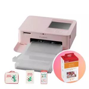 [조구만 패키지] 캐논 포토프린터 SELPHY CP1500 (핑크)+RP108 1팩 패키지 ok