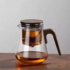 [핫트랙스]사마도요 우드핸들 티포트 티팟800mL (BP12_유리필터)