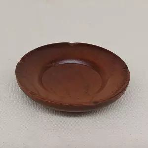 매화 다기 잔받침 8.6cm 티코스터 우드 코스터