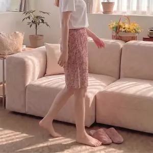 엔젤가드 할미 플리츠 플라워팬츠 몸빼바지 반바지 냉장고 여성 여름 쿨 할머니 촌캉스 꽃무늬 5부