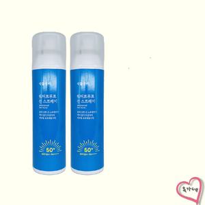 식물나라 산소수 워터프루프 선 스프레이 100ml(SPF50+) 2개 세트[정품]