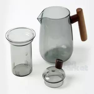 먼데이마켓 내열유리 티팟 500ML 차포트 내열유리티포트 홈카페용품
