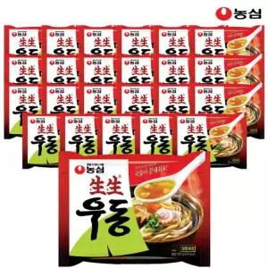 농심 생생우동봉지 253g x 24봉 1박스
