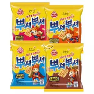 오뚜기 뿌셔뿌셔 4종/1세트 불고기+바베큐+양념치킨+떡볶이