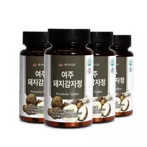 백세식품 여주 돼지감자정 500mgx100정,4병