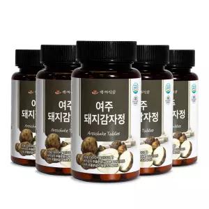 백세식품 여주 돼지감자정 500mgx100정,5병