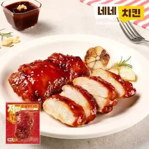 [네네치킨] 네꼬닭 저당 순살닭다리 숯불양념맛 5팩