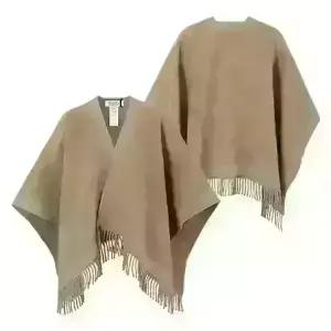 막스마라 케이프 2424736091600 007 프리네 자카드 M 모노그램 프린지 울 판초 여성케이프 당일발송