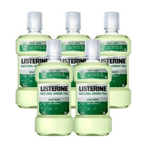 리스테린 내추럴 그린티 마일드 750ml X5개
