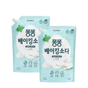 퐁퐁 베이킹소다 주방세제 리필 1.2L 2개