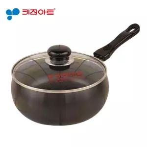 키친아트 쥬노 블랙 경질 냄비 22cm 편수