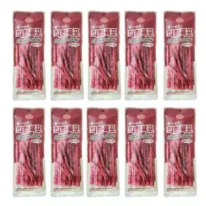 머거본 국내산 돈육으로 만든 롱스틱 직화육포 60g 10봉