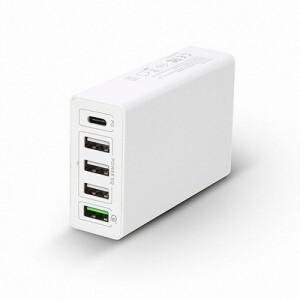 넥스트유 USB 5포트 QC3.0 멀티 고속 충전기 NEXT-QTC605 (인증판매)