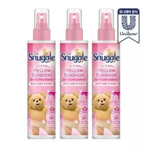스너글 섬유탈취제 멜로우 선샤인 퀵드라이 150ml 3개