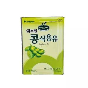 쉐프원 식용유 18L / 콩식용유,대두유,업소용식용유