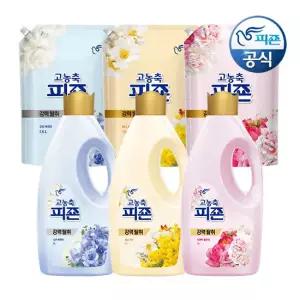 피죤 고농축 섬유유연제 2L 용기 x 1개+1.6L 리필 x 1개