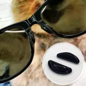실리콘코받침 코패드 블랙 붙이는 에어 실리콘 안경 (WFGTEQI)